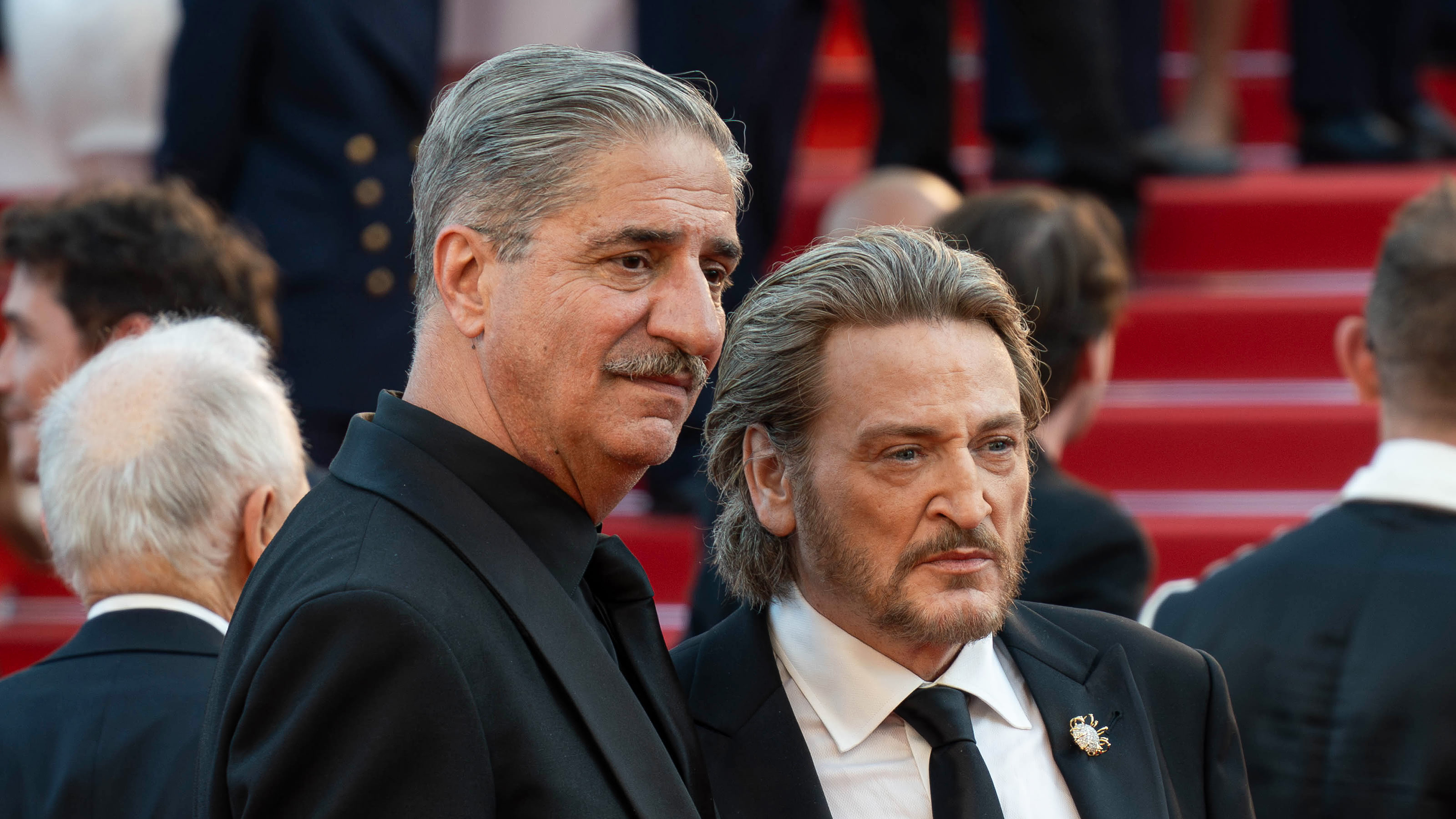 Simon Abkarian attends the Cannes 2026 premiere of The Battle of Gaulle: The Iron Age.